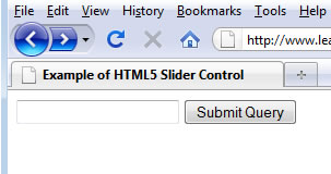 slider control on non-supporting browsers