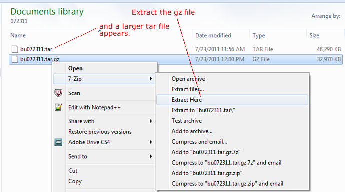 Can Windows Open Tar Gz Files