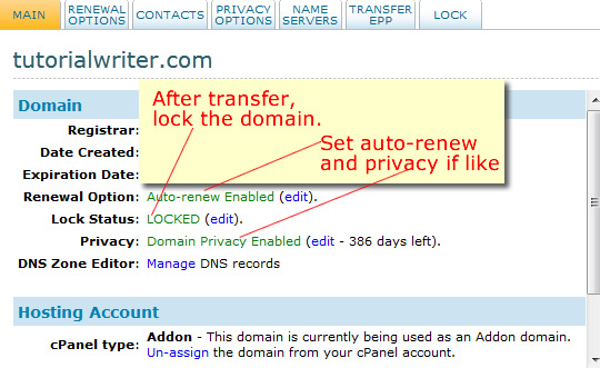 lock domain