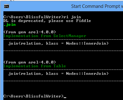 ri from command line