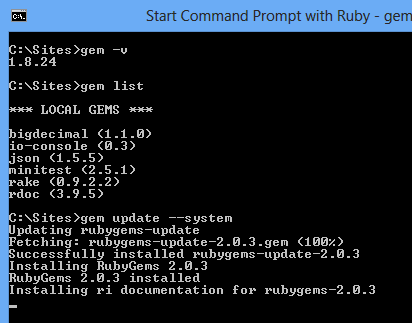 Install Rubygems On Windows 8
