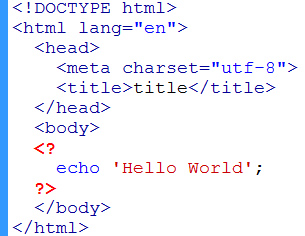 php short form tags