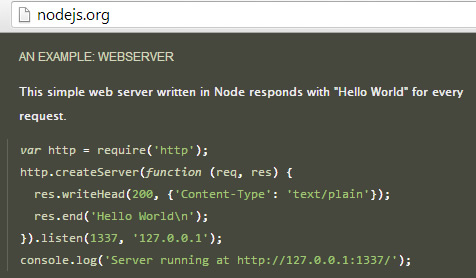 webserver example