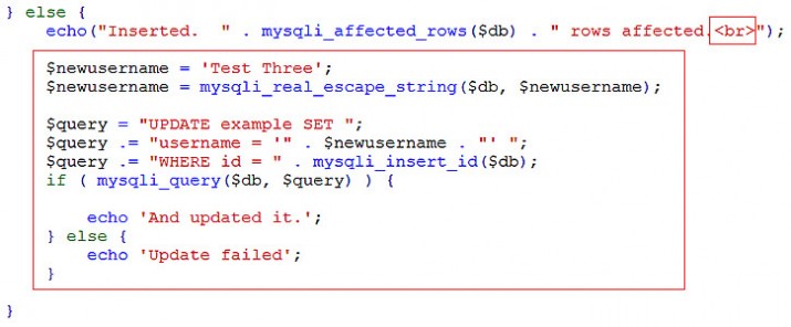 Updating Mysql With Php Using Mysqli Learn Web Tutorials Hot Sex Picture