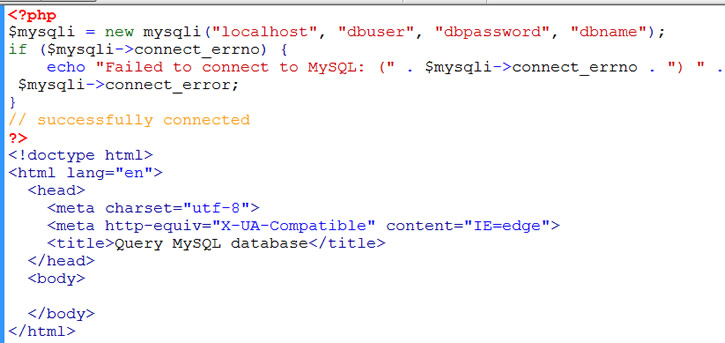 PHP to connect and query from WordPress mysql database ...